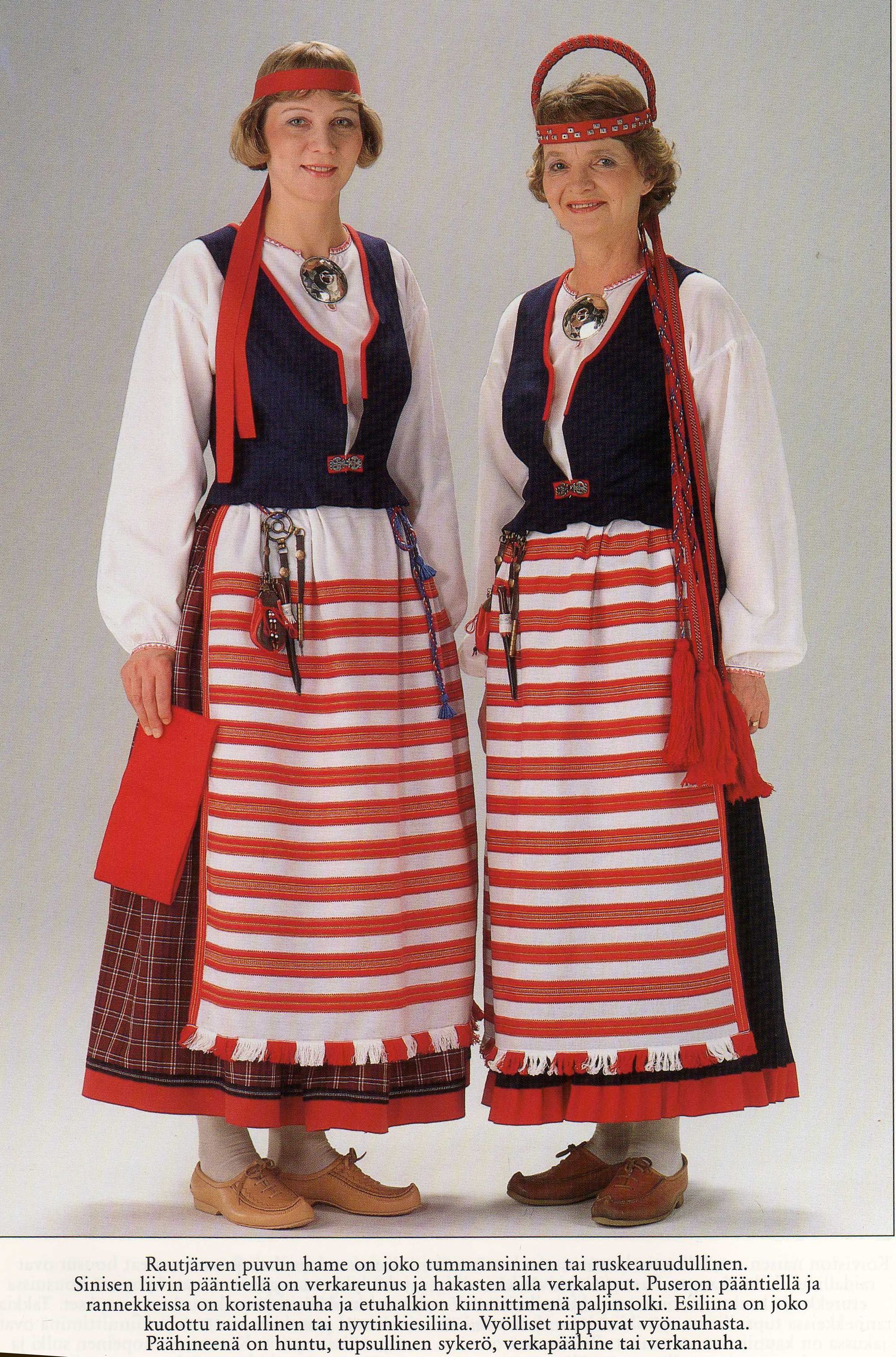 Финляндия национальный костюм Карельский