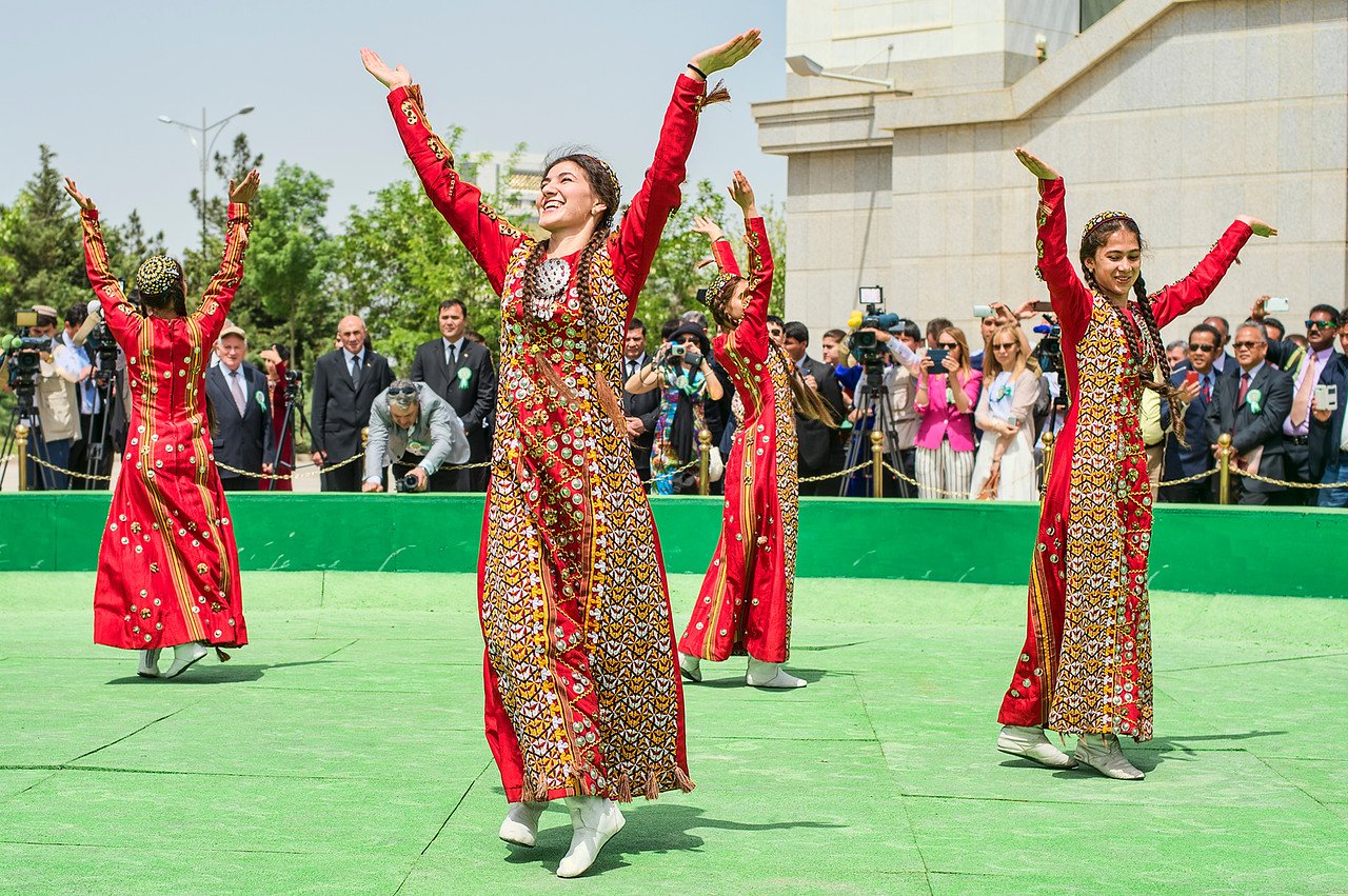 Национальный наряд невесты Туркмен