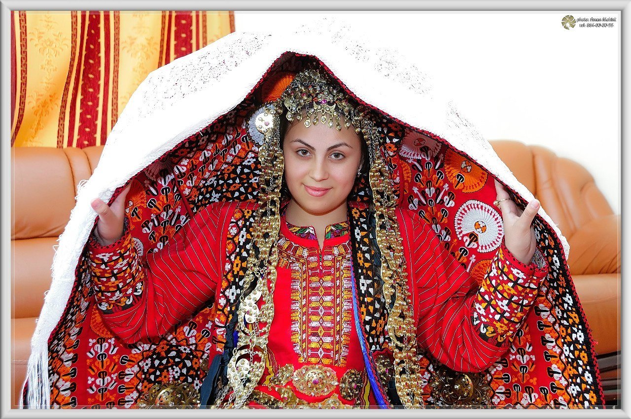 Национальный наряд невесты Туркмен