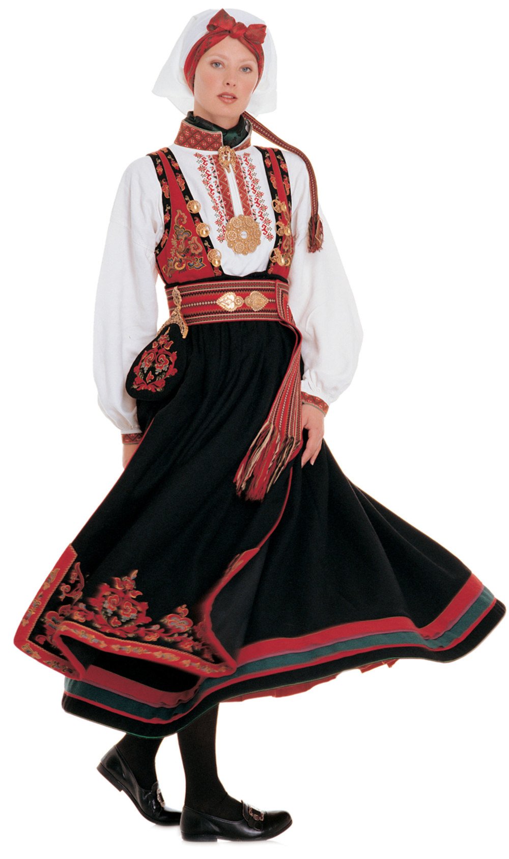 Национальный костюм Норвегии бюнад