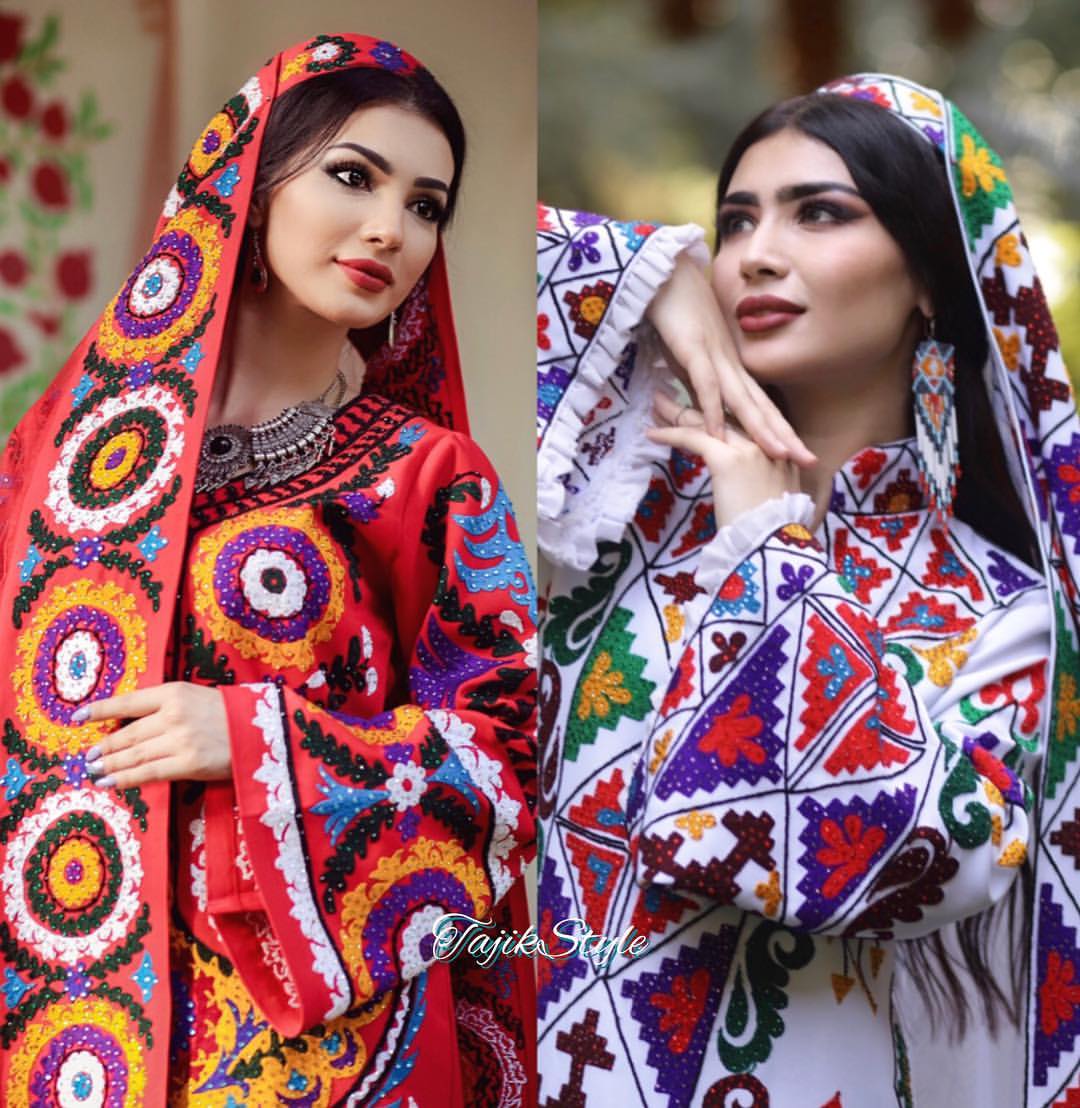 Таджики женщины национальная одежда (76 фото)