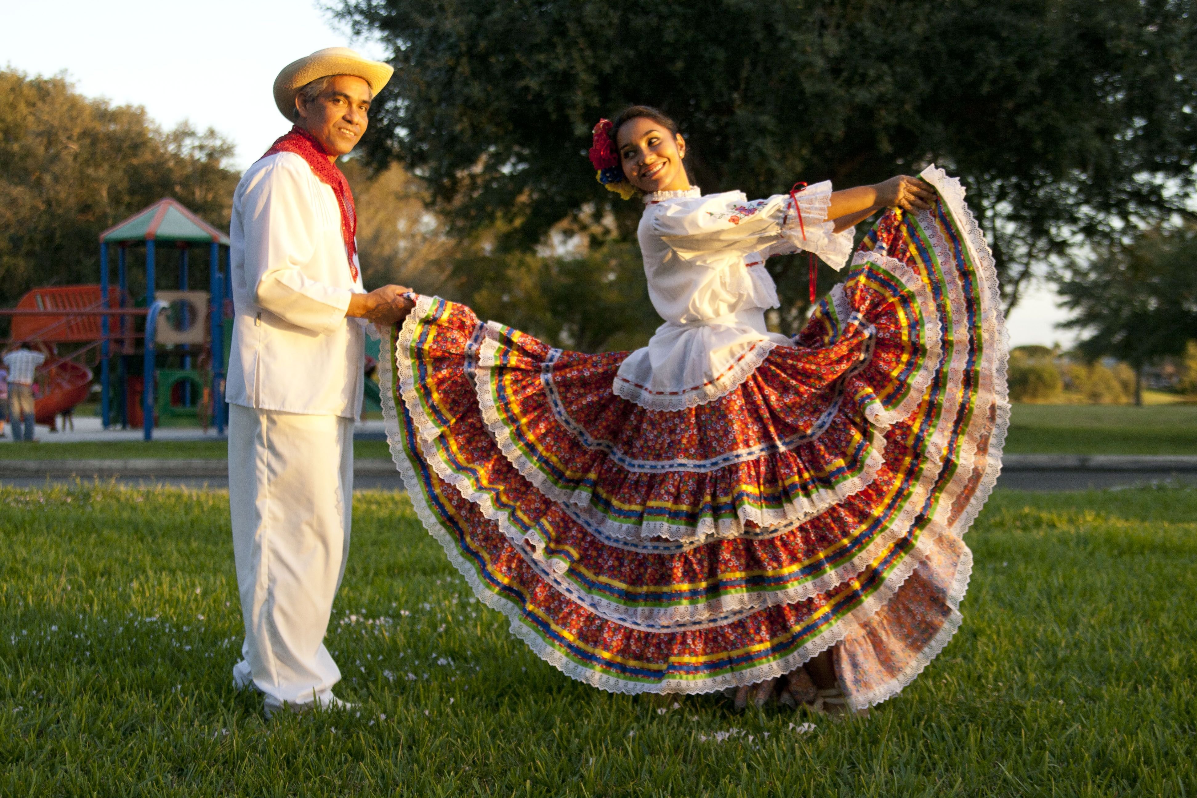 Национальный костюм Колумбия санжуанеро