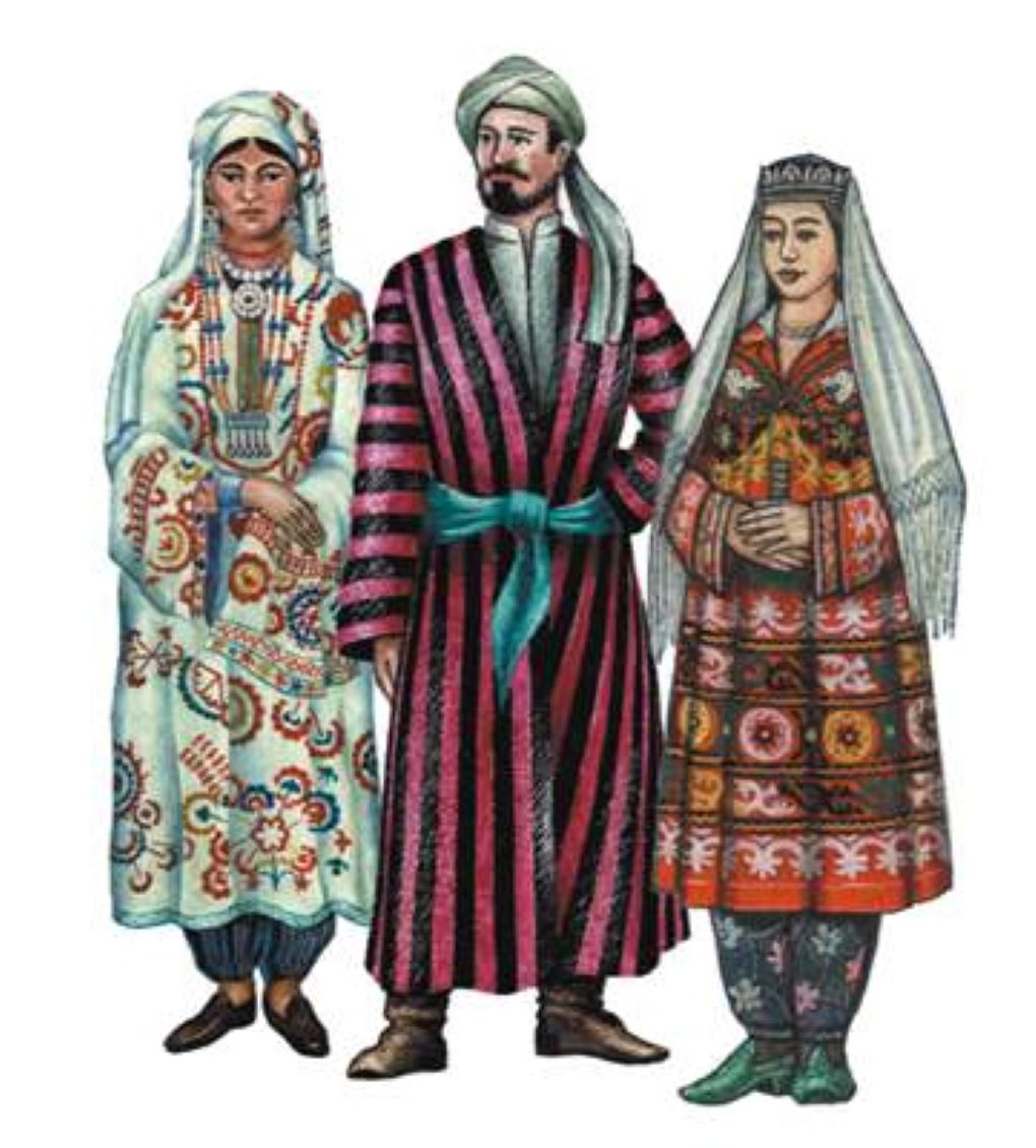 Таджикская ССР национальный костюм