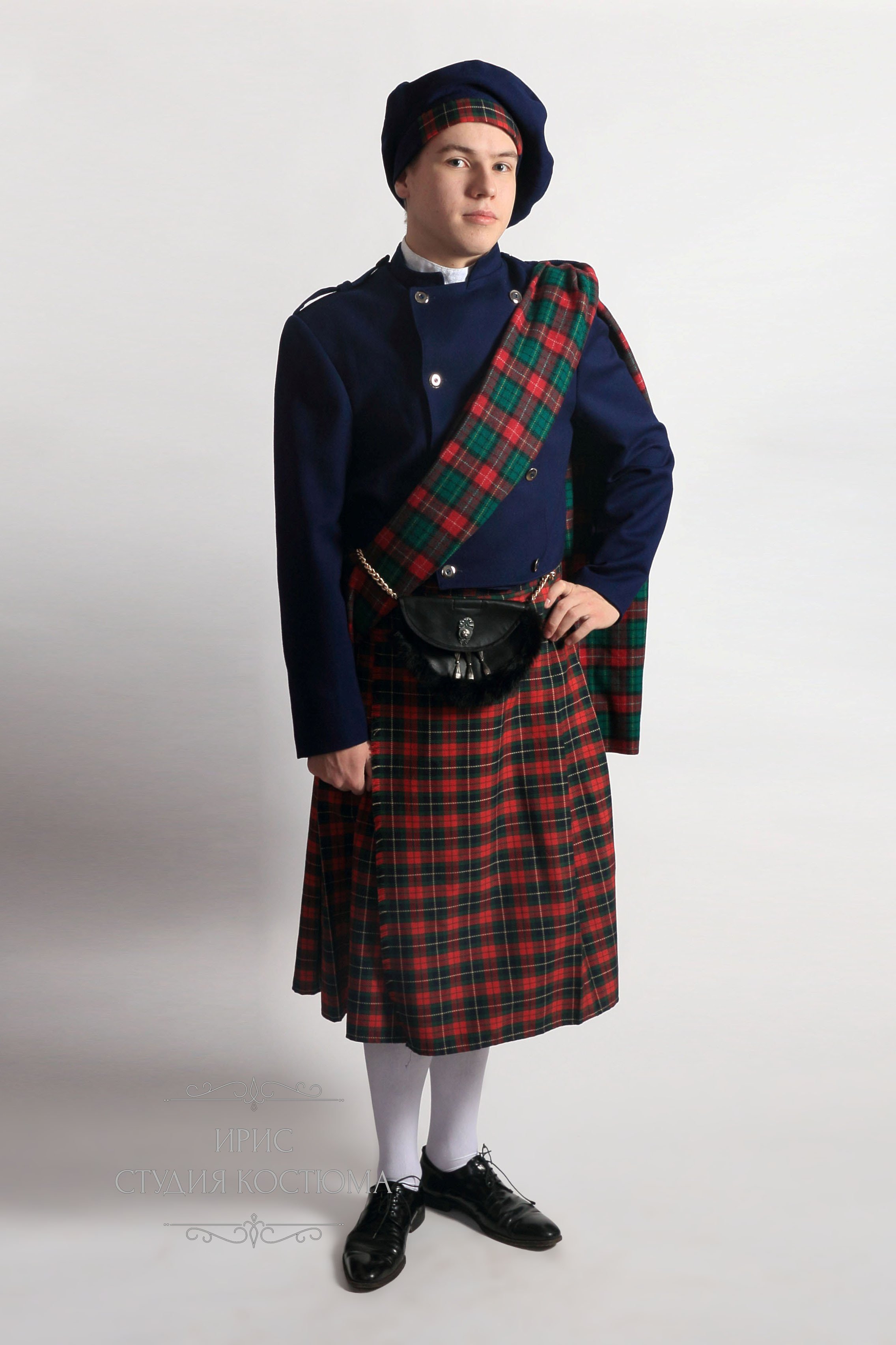 Тартан Шотландия национальный костюм