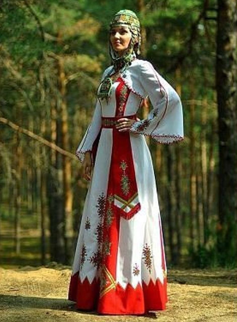 Чувашский костюм средненизовых чувашей