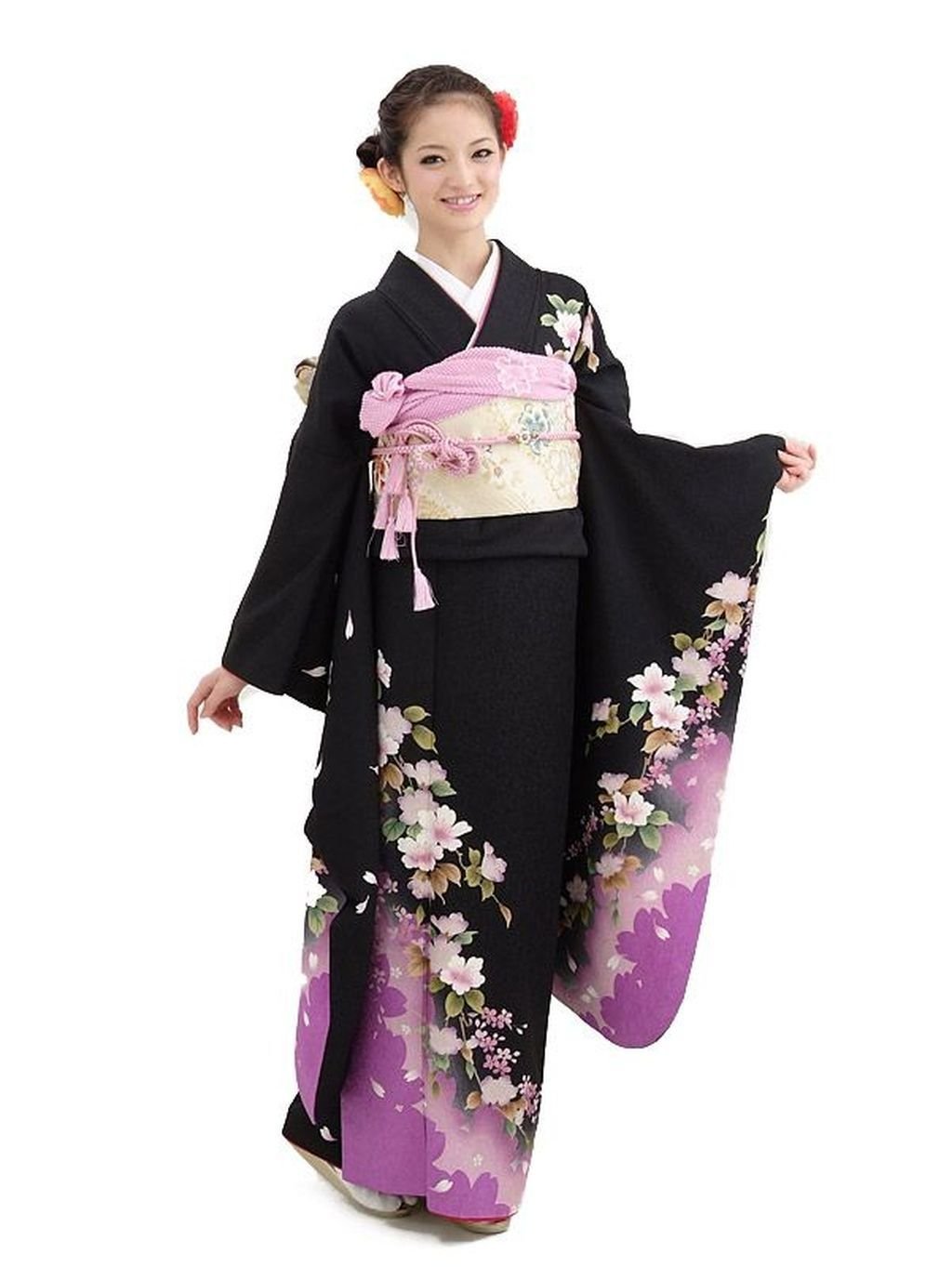 Фурисодэ кимоно женское