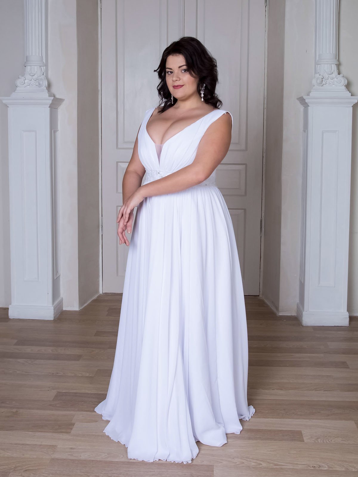 свадебное платье для невесты с большой грудью (120) фото