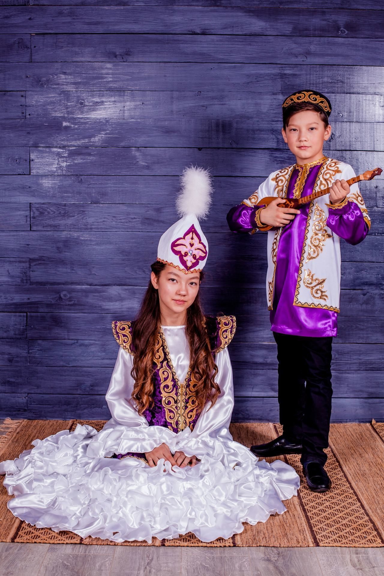 Народный костюм Казахстана