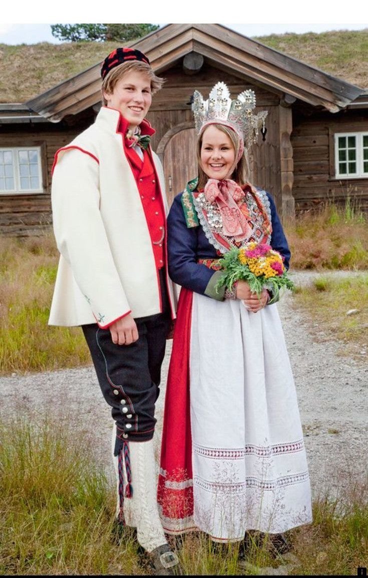 Свадебный наряд невесты в Норвегии