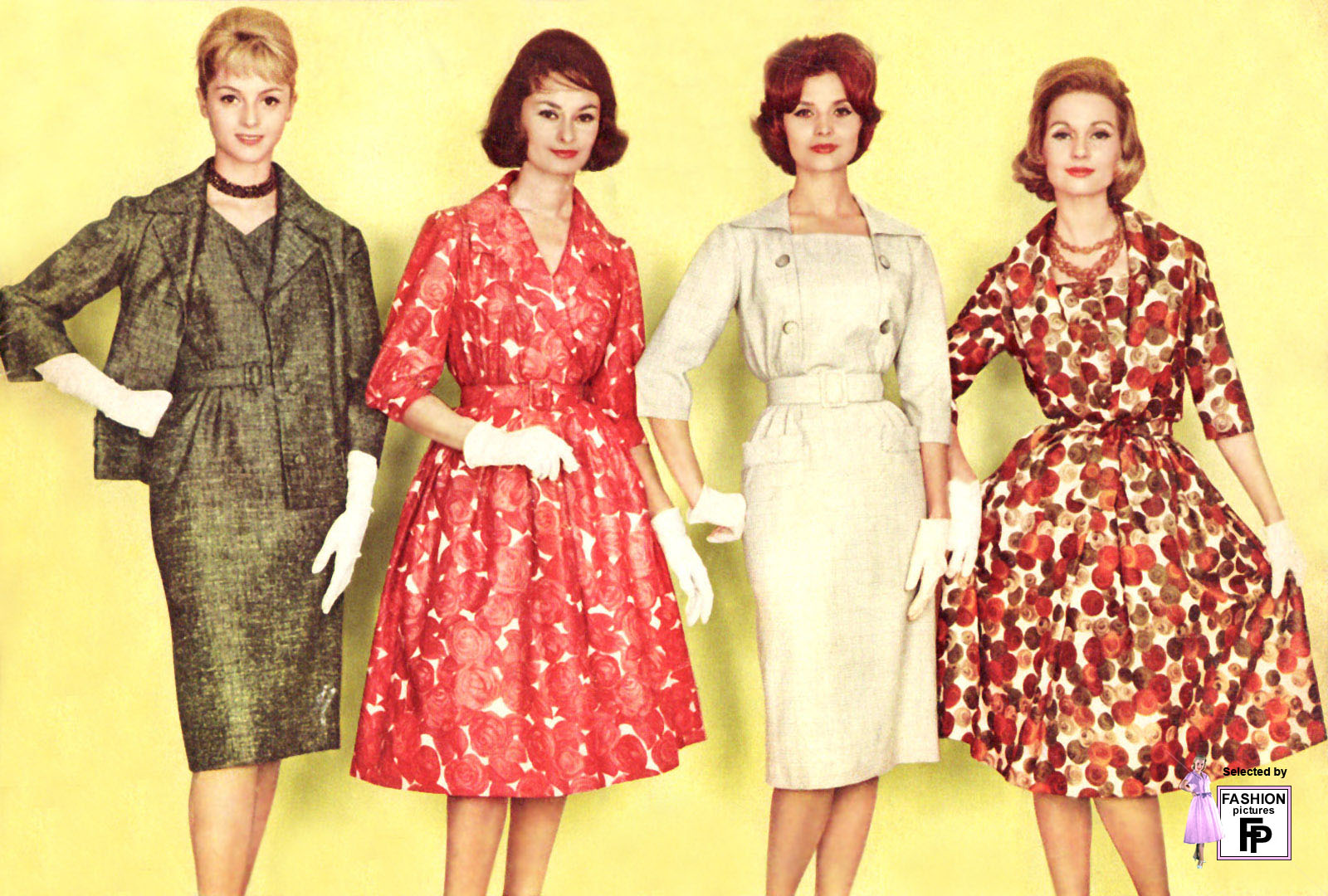 Мода платьев 1960х и 1970