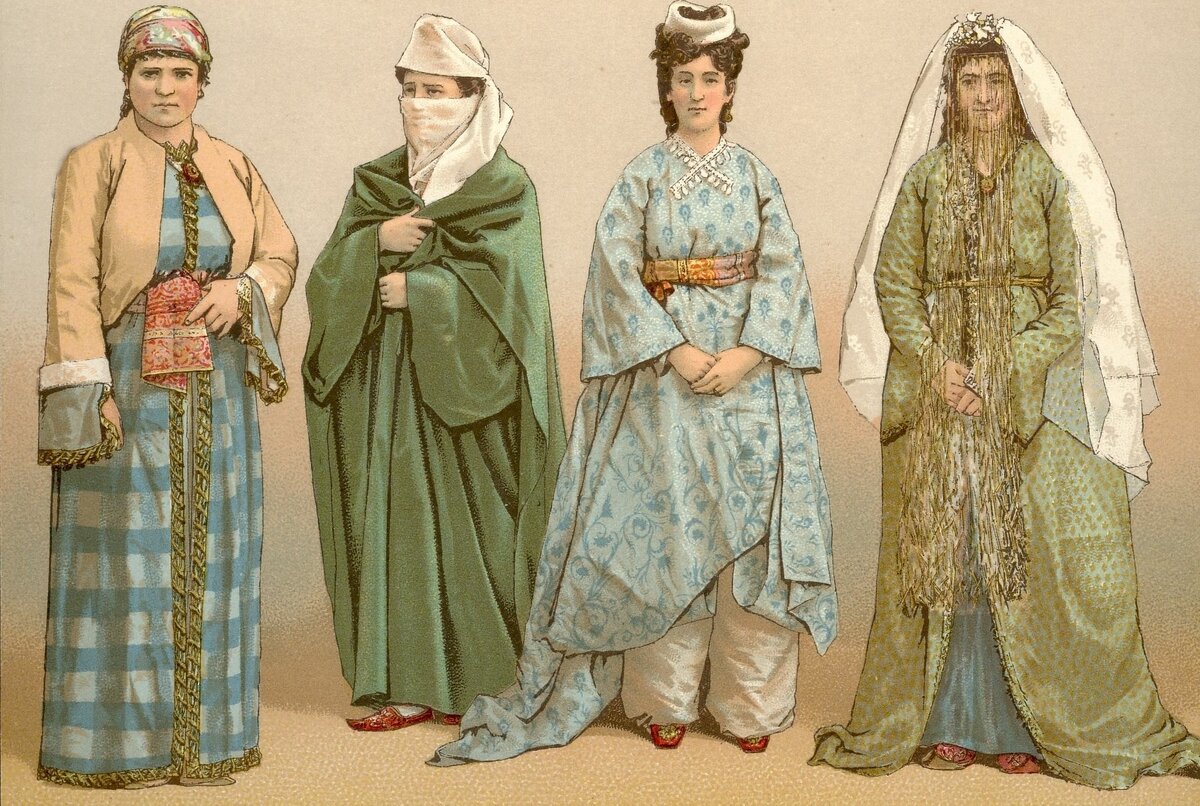 Национальный костюм турок месхетинцев
