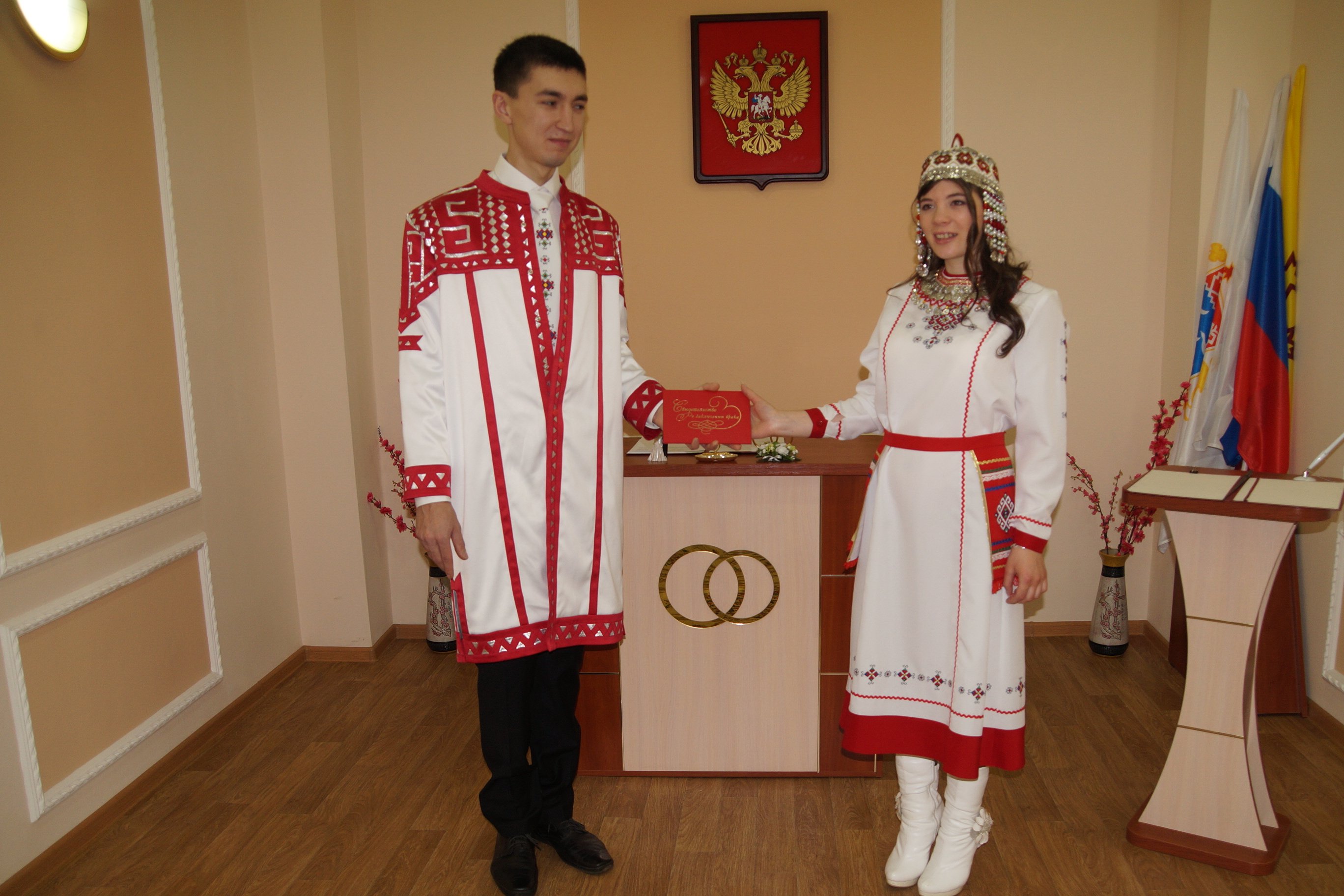 Свадебный Чувашский национальный костюм