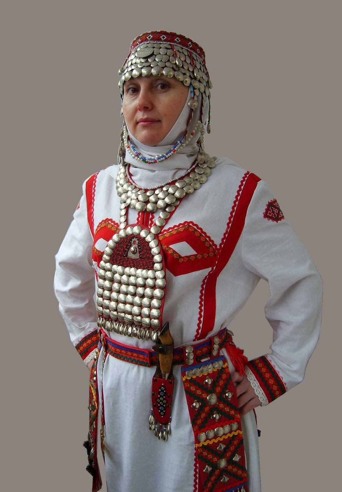 Чувашский национальный костюм женский