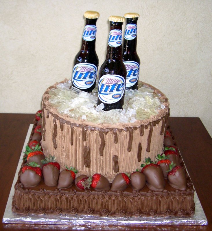 Украшение торта для мужа в день рождения