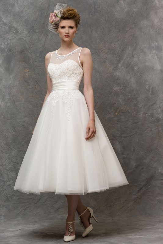 Свадебное платье по щиколотку 2021