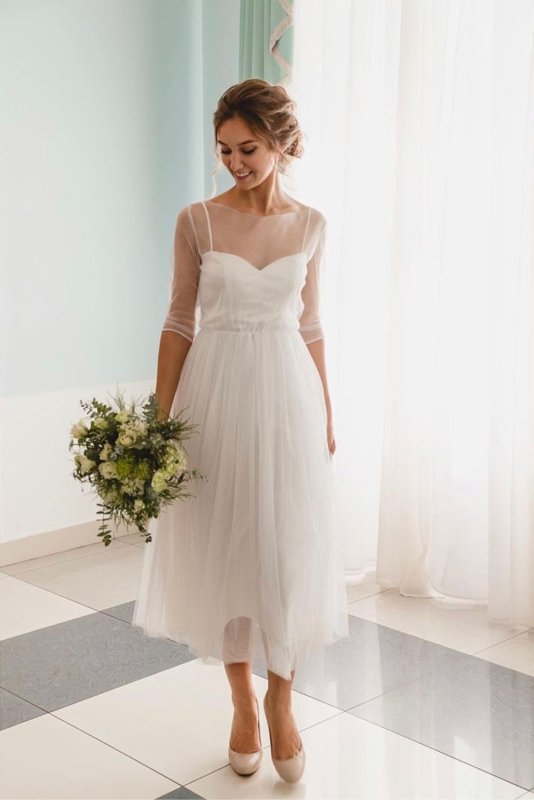 Свадебное платье в стиле ретро