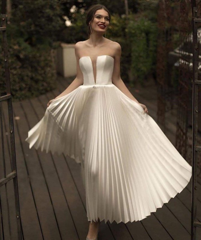 Свадебное платье Дайна миди