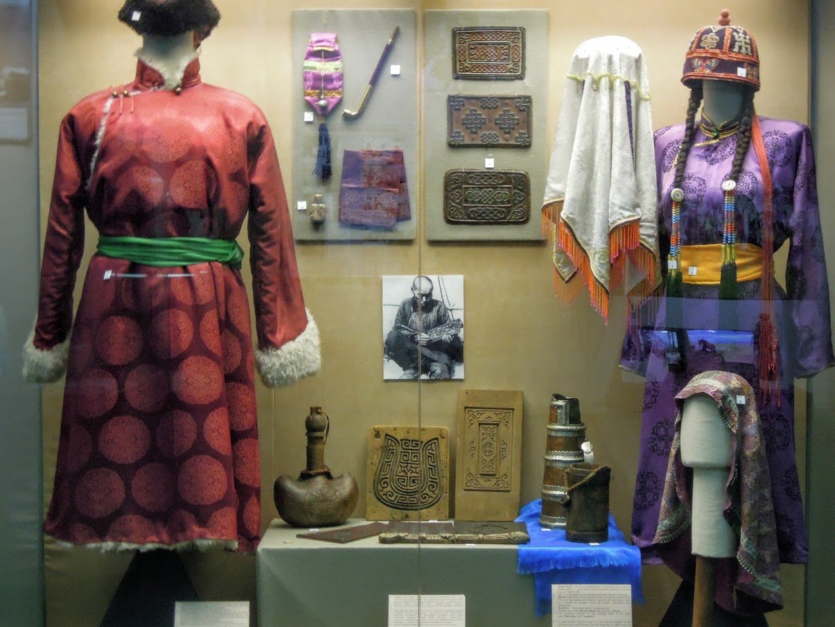 Экспонаты национального музея Республики Тыва