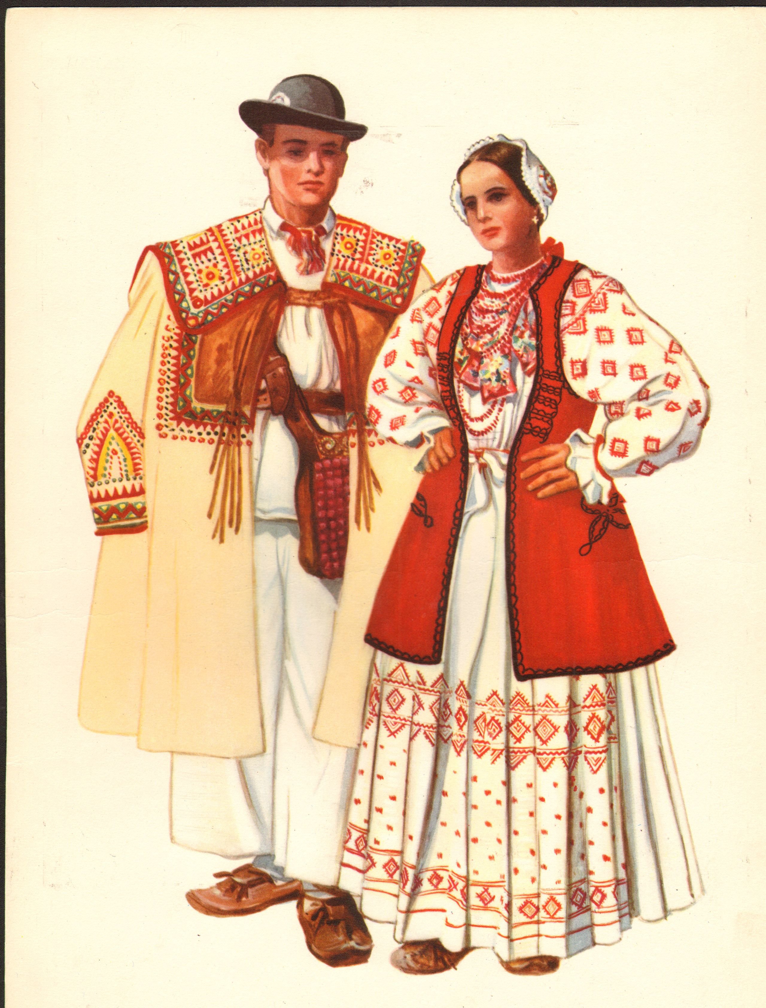 Национальная одежда хорватов 19 века