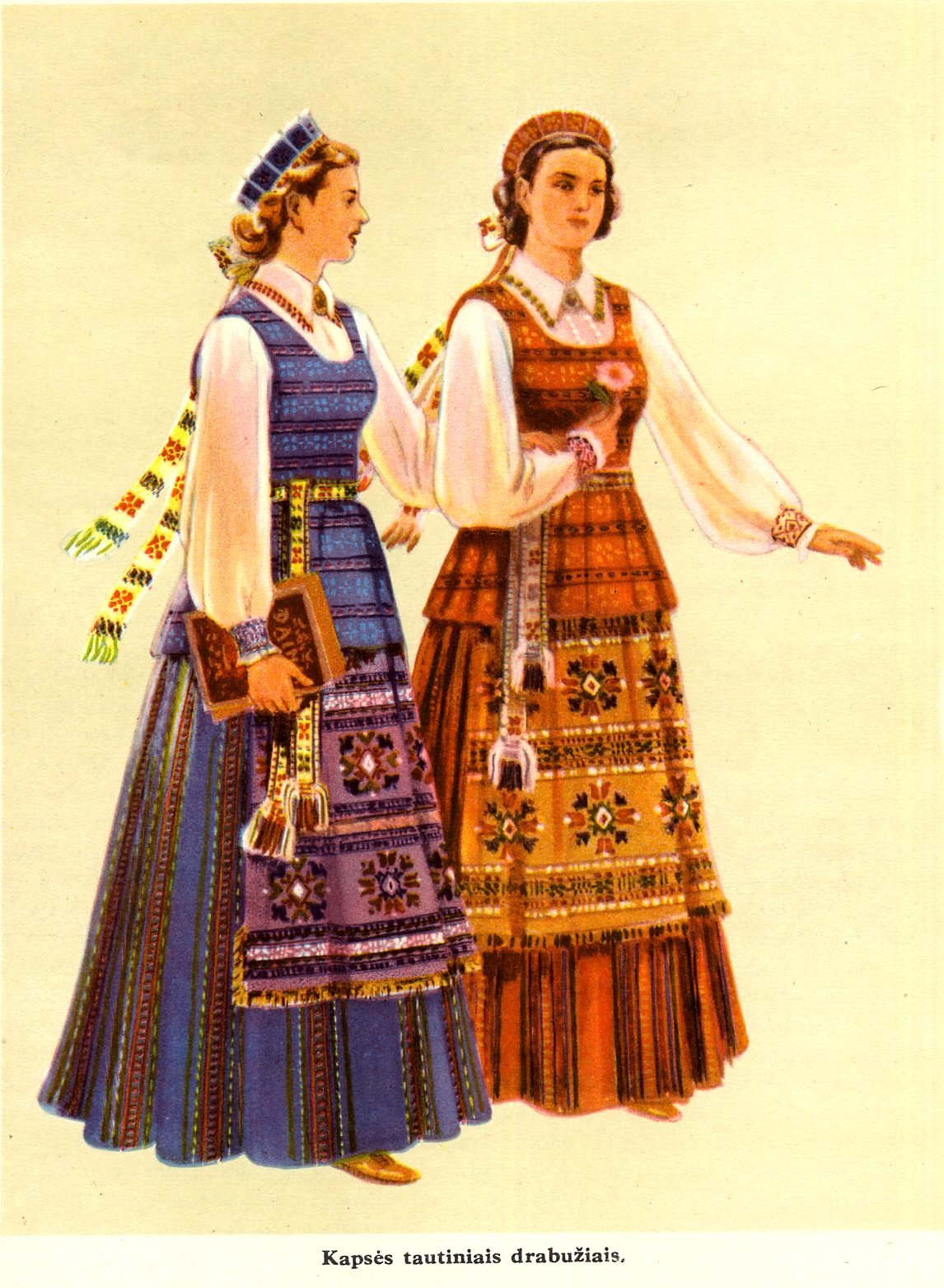 национальный костюм латвии