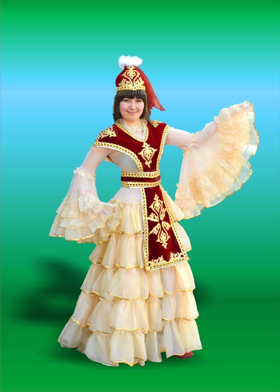Казахский национальный костюм женский