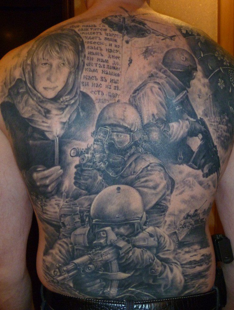Татуировки американских солдат (48 фото)