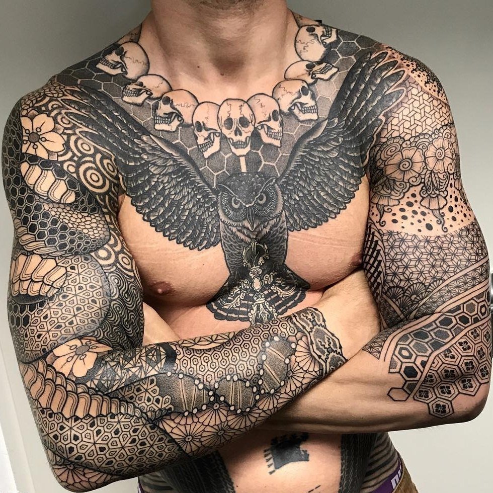 Best tattoo sleeves up to peck