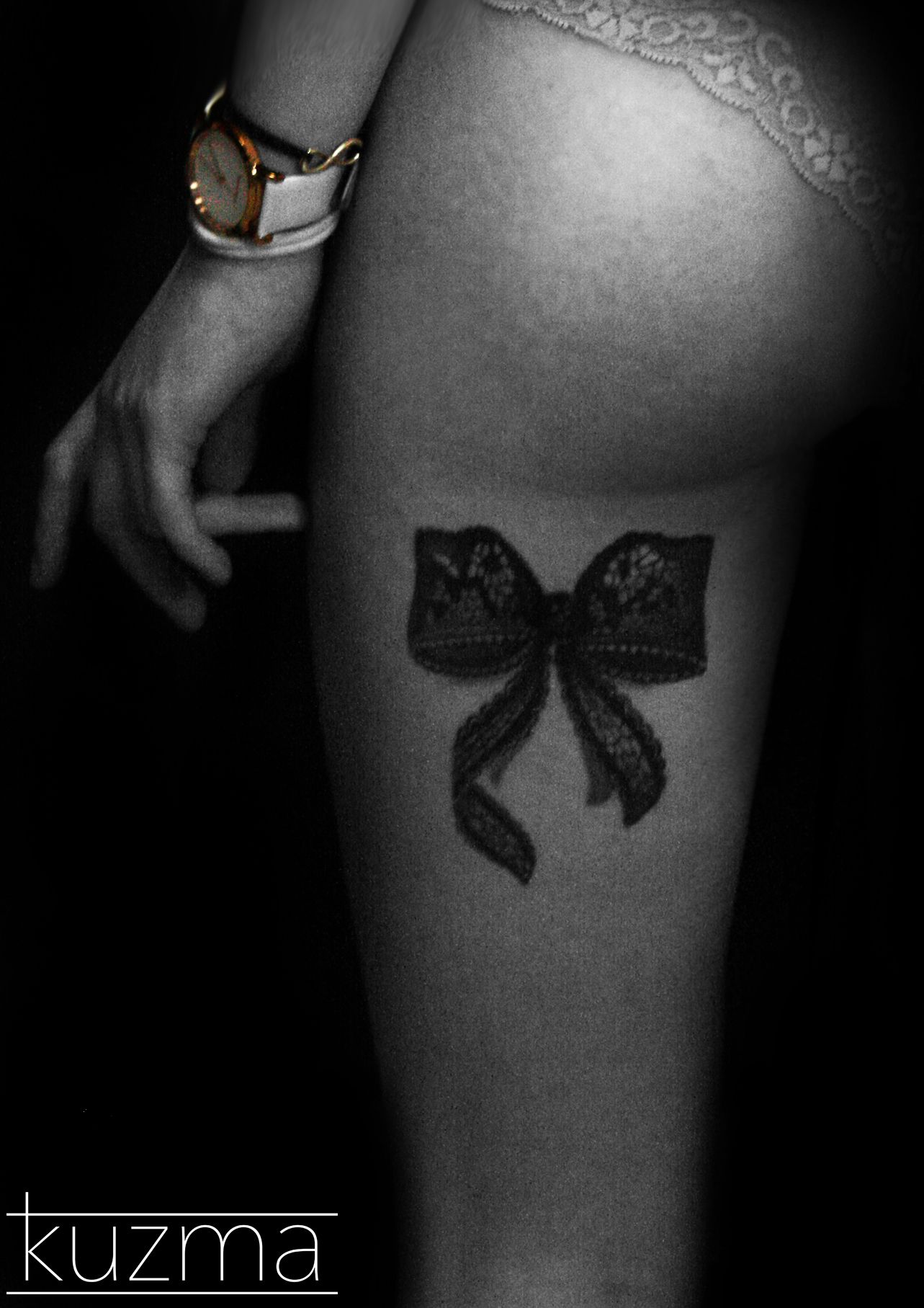 Татуировка подвязка – выбор страстных натур — Все о тату