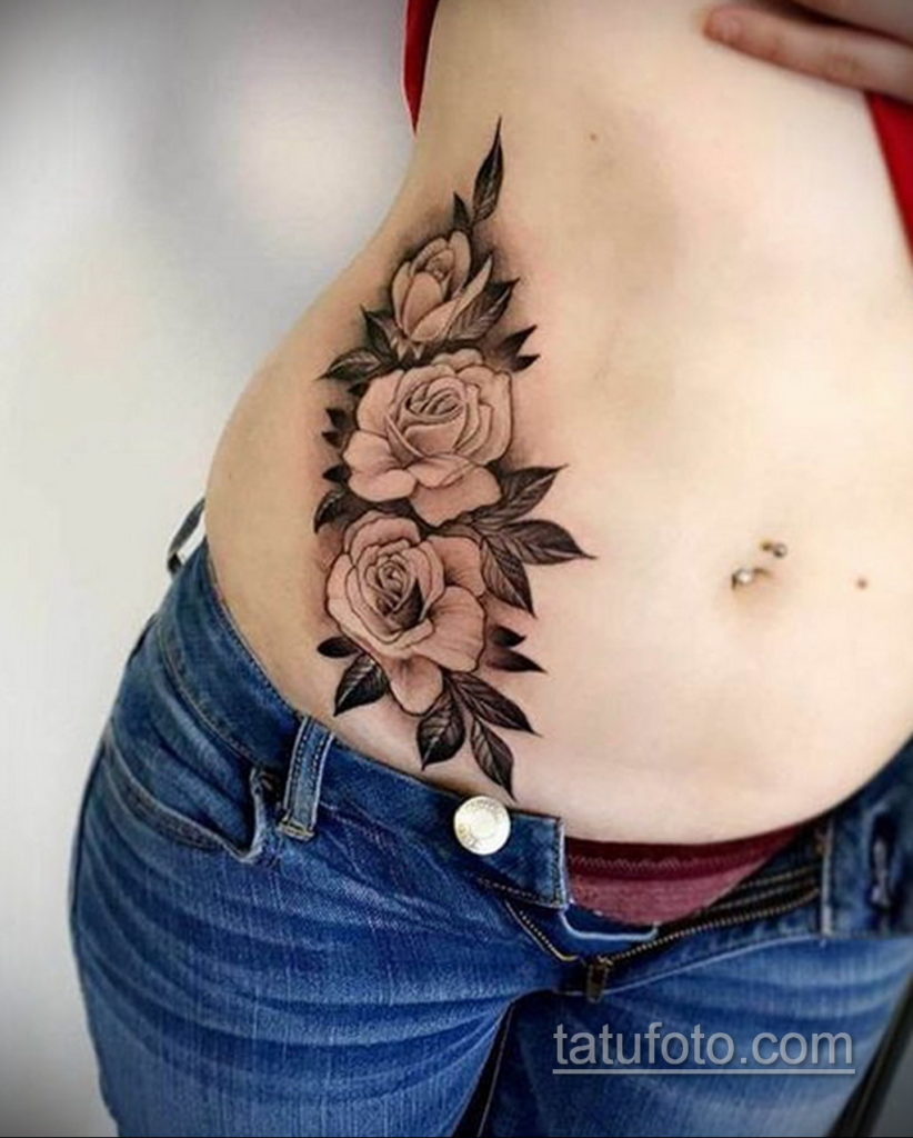 Татуировки для девушек на боку (103 фото) .