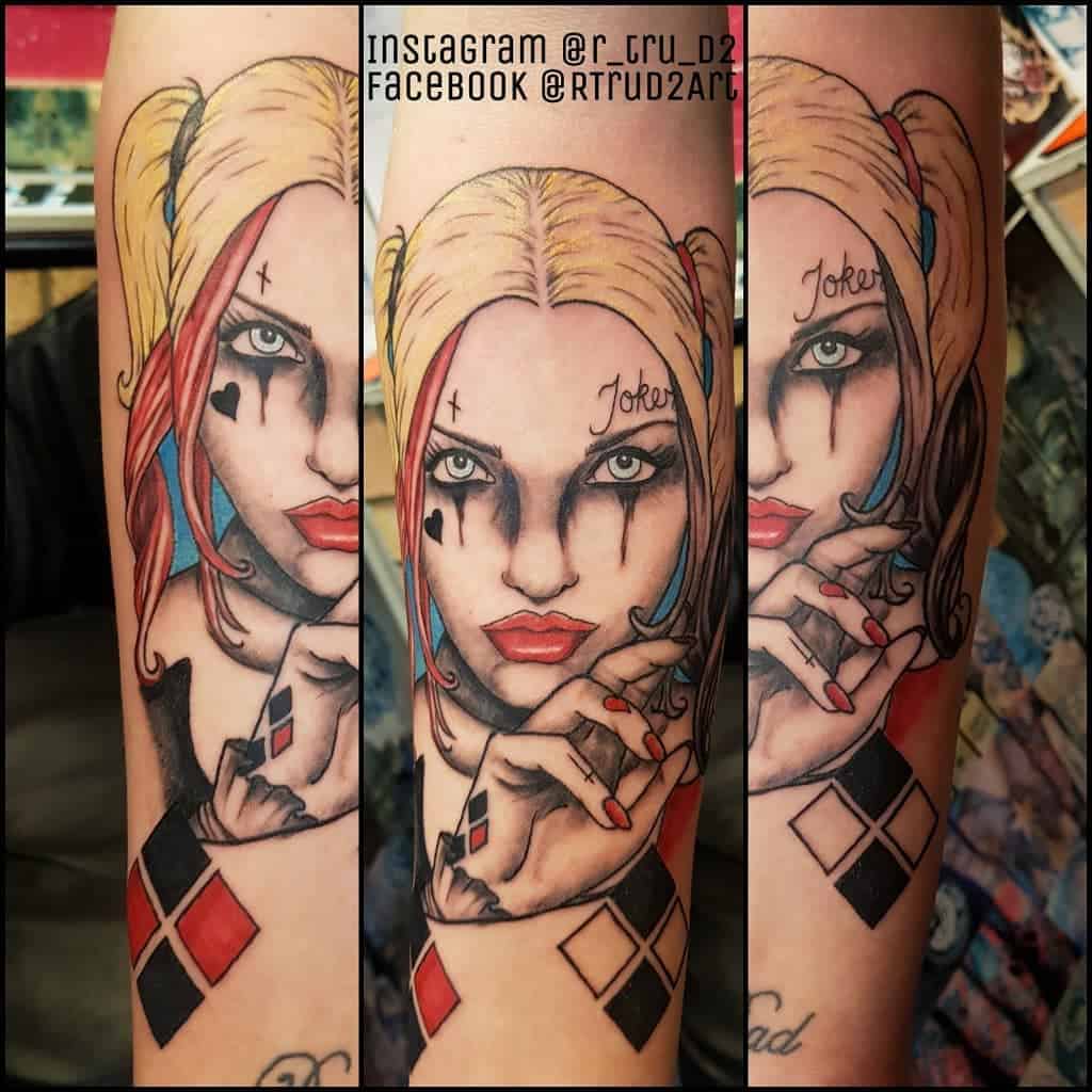 Харли Квинн и ее Татуировки