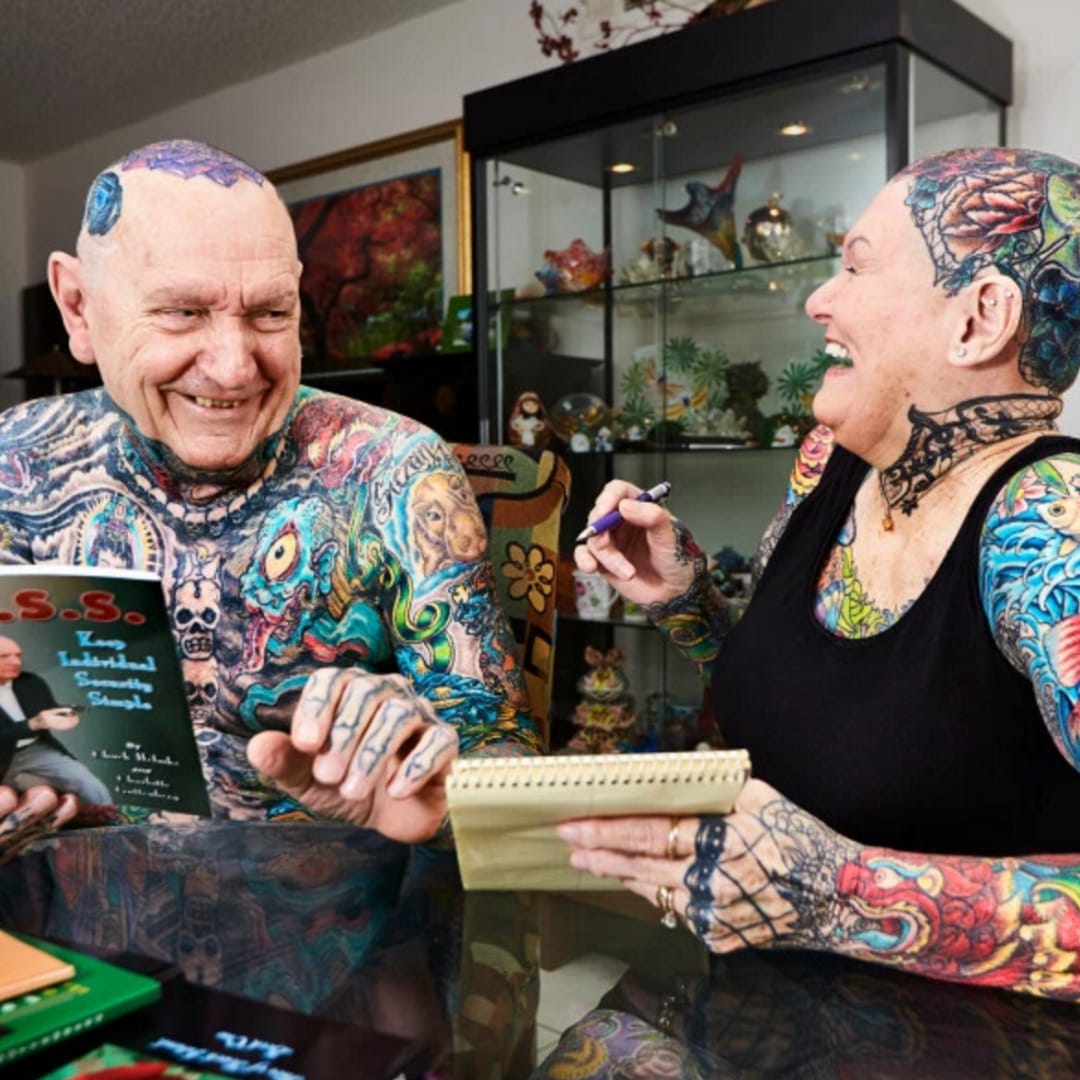 Шарлотта Гутенберг самая татуированная женщина