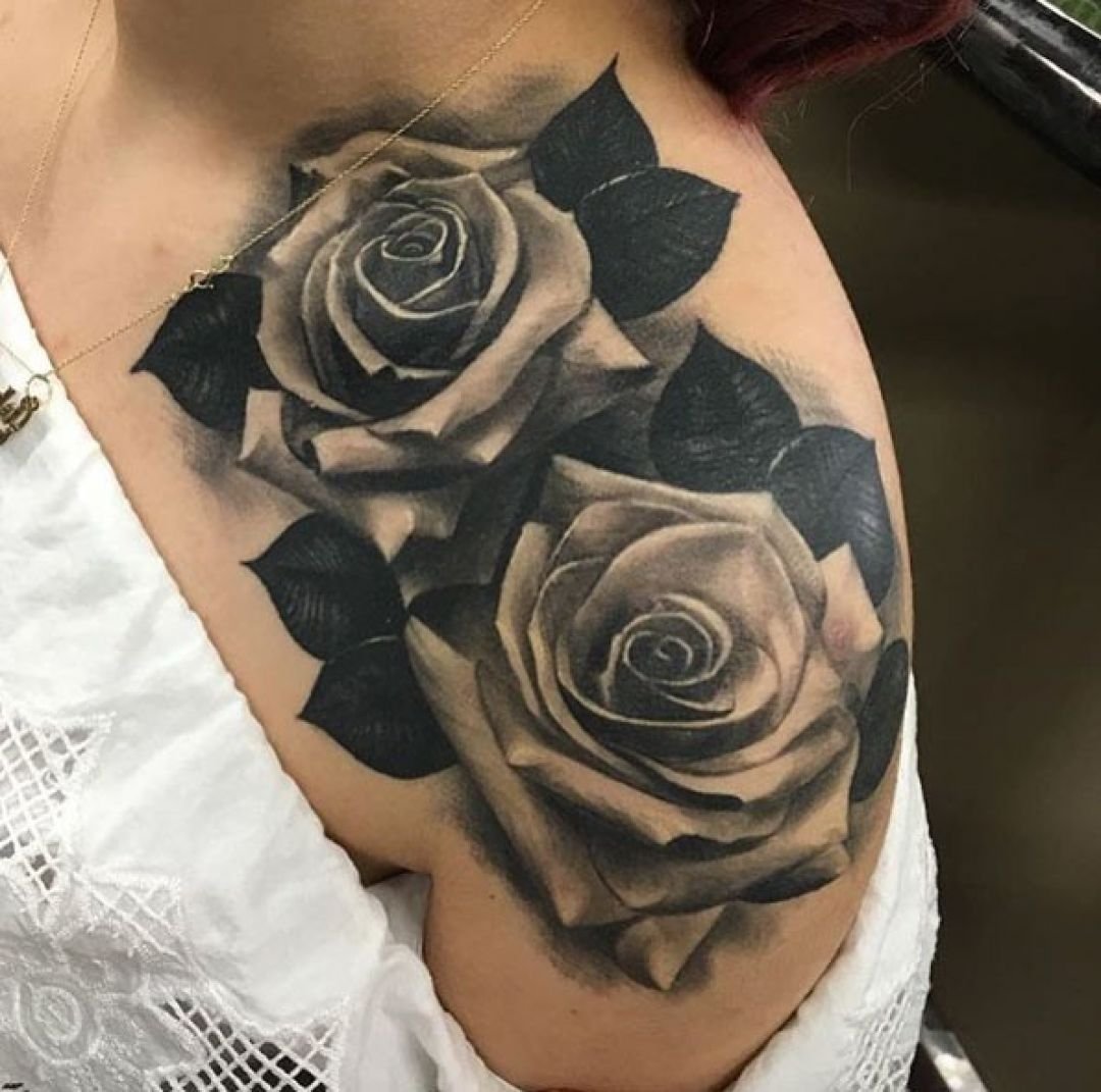 Татуировки Розы Для Девушек Фото