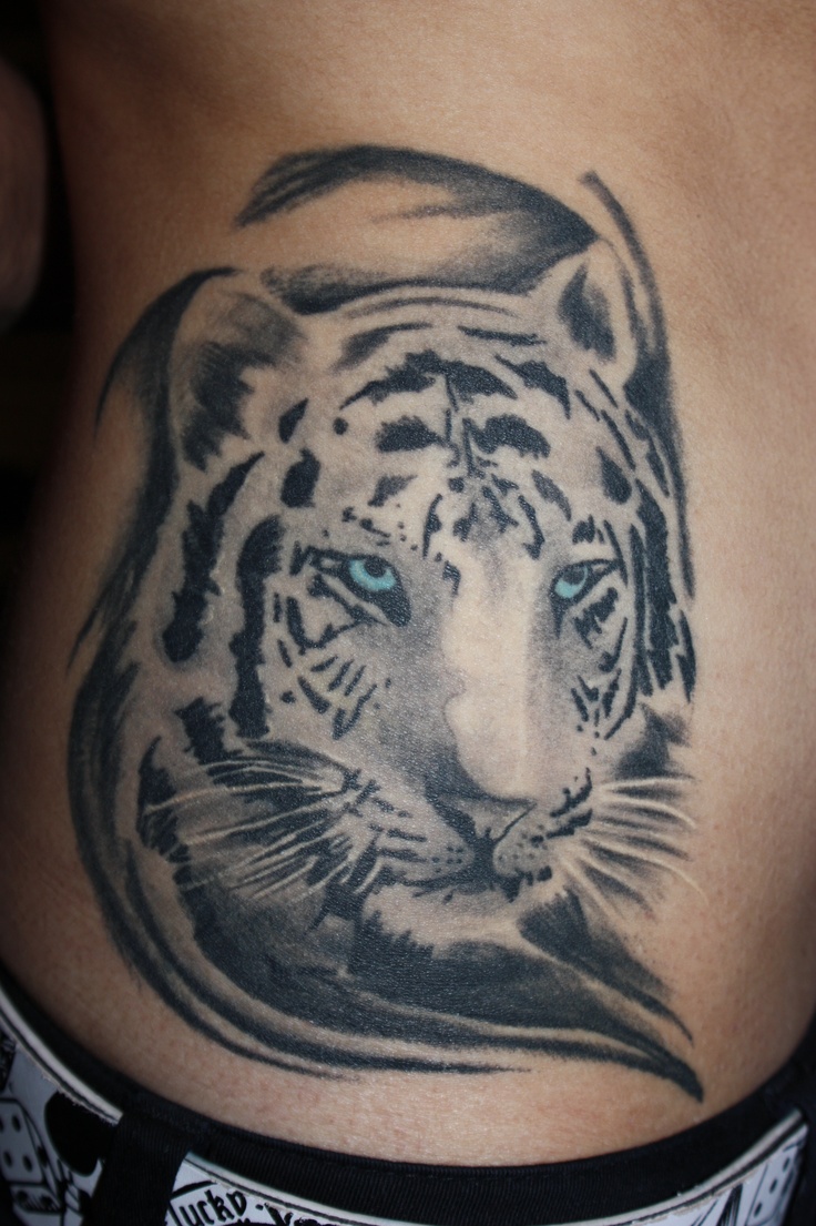 Амурский тигр тату