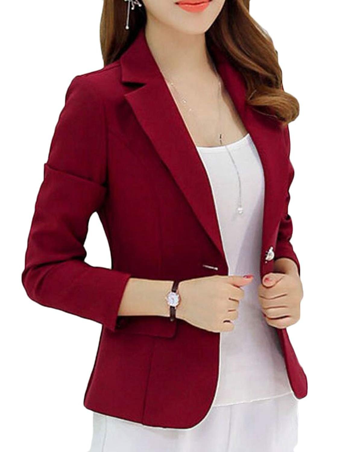 Красный пиджак женский