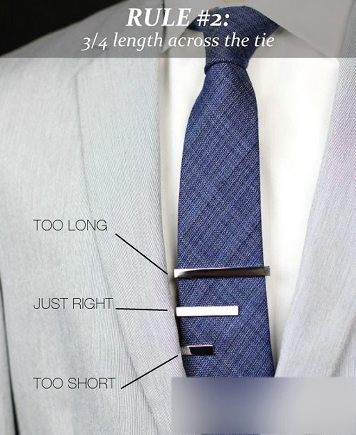 Зажим для узкого галстука