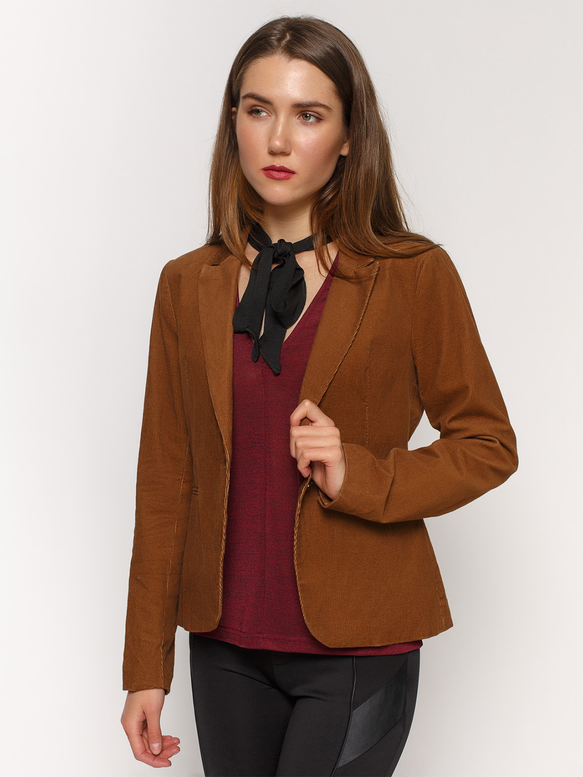 Zara Basic коричневый пиджак