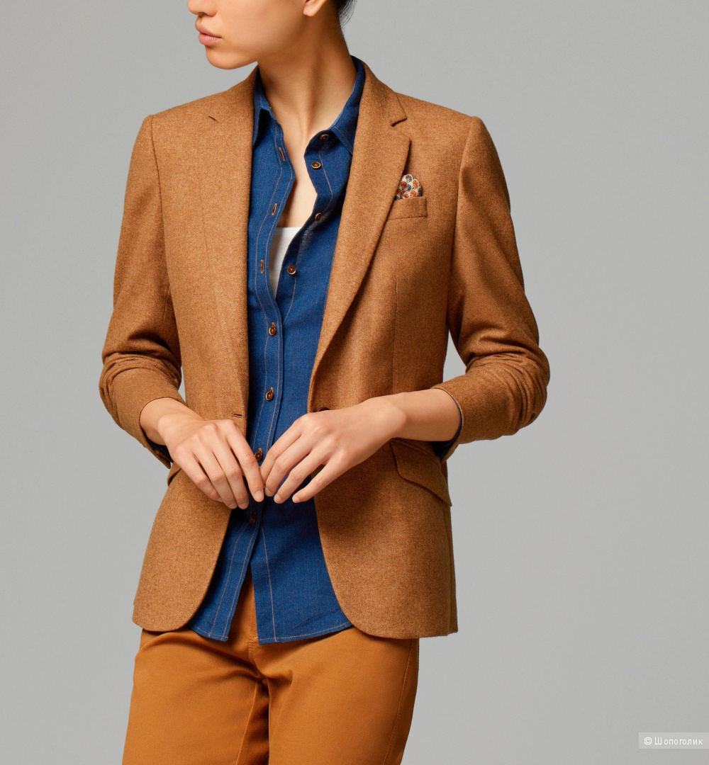 Massimo Dutti пиджак коричневый