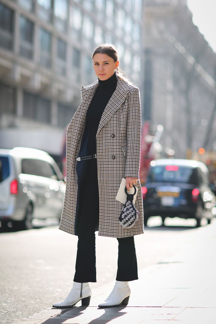 Двубортное пальто Street Style