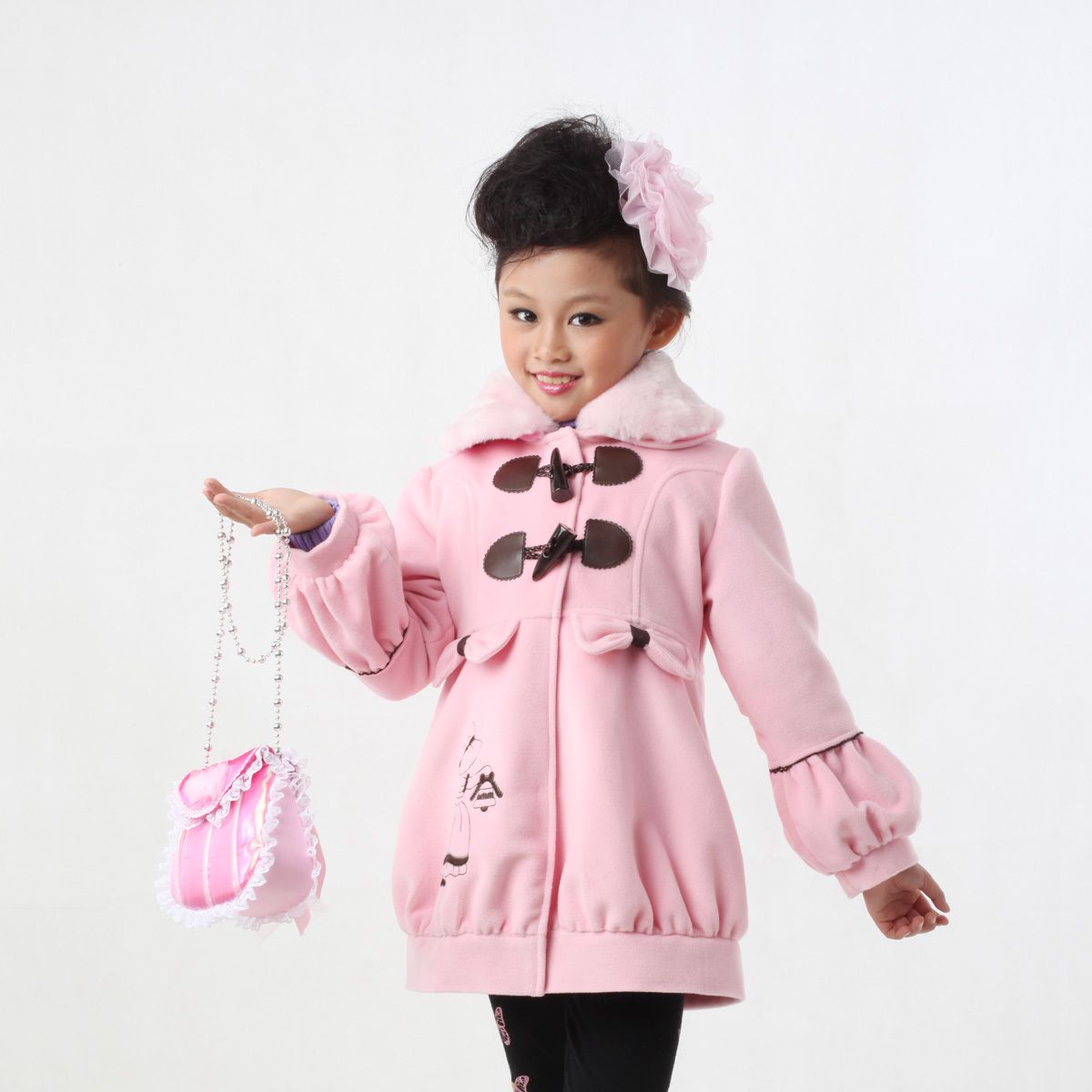 Кашемировое пальто для девочки