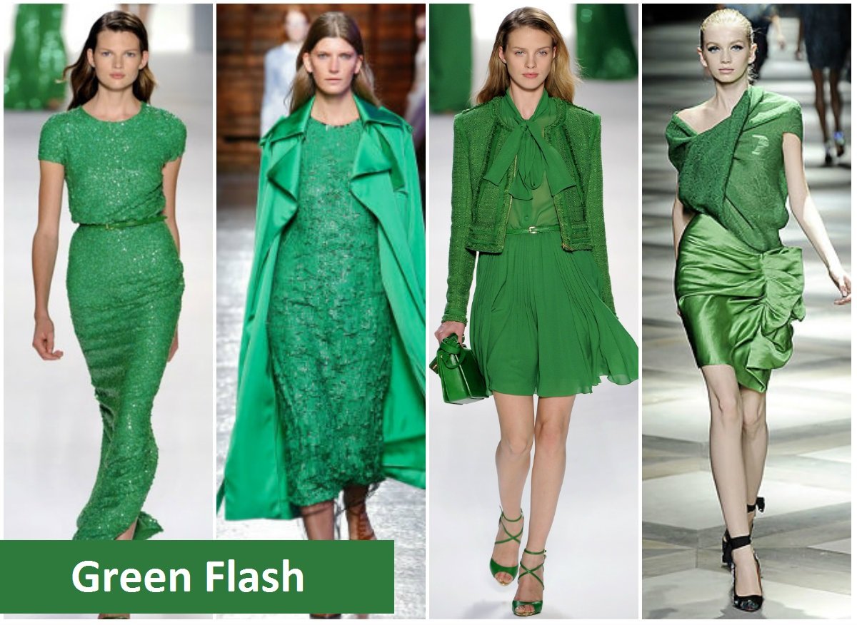 Одежда в зеленых тонах
