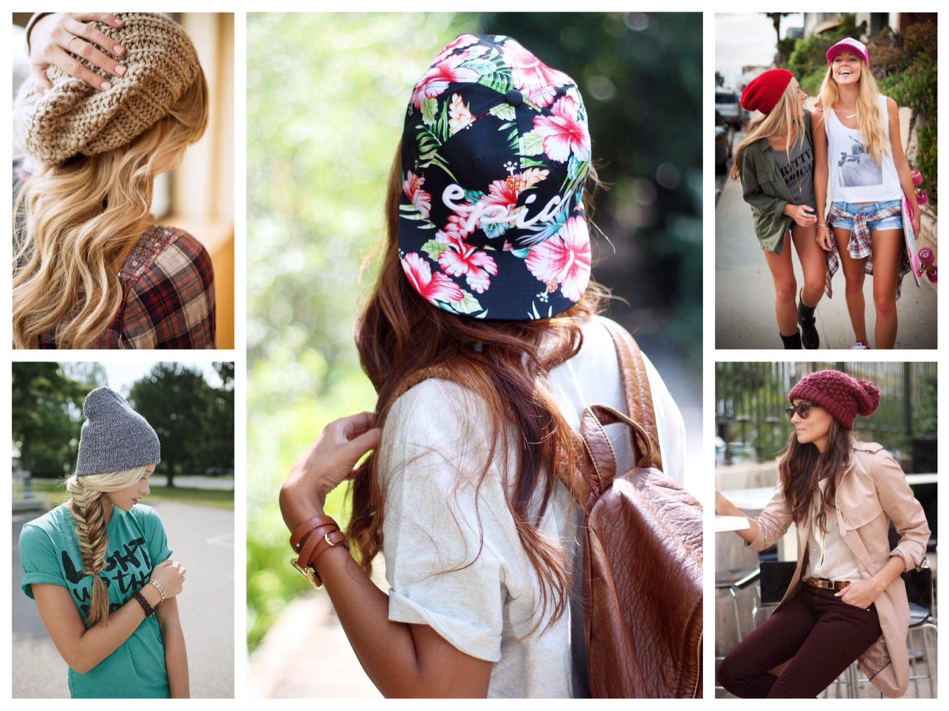 Стильные летние шапки для девушек