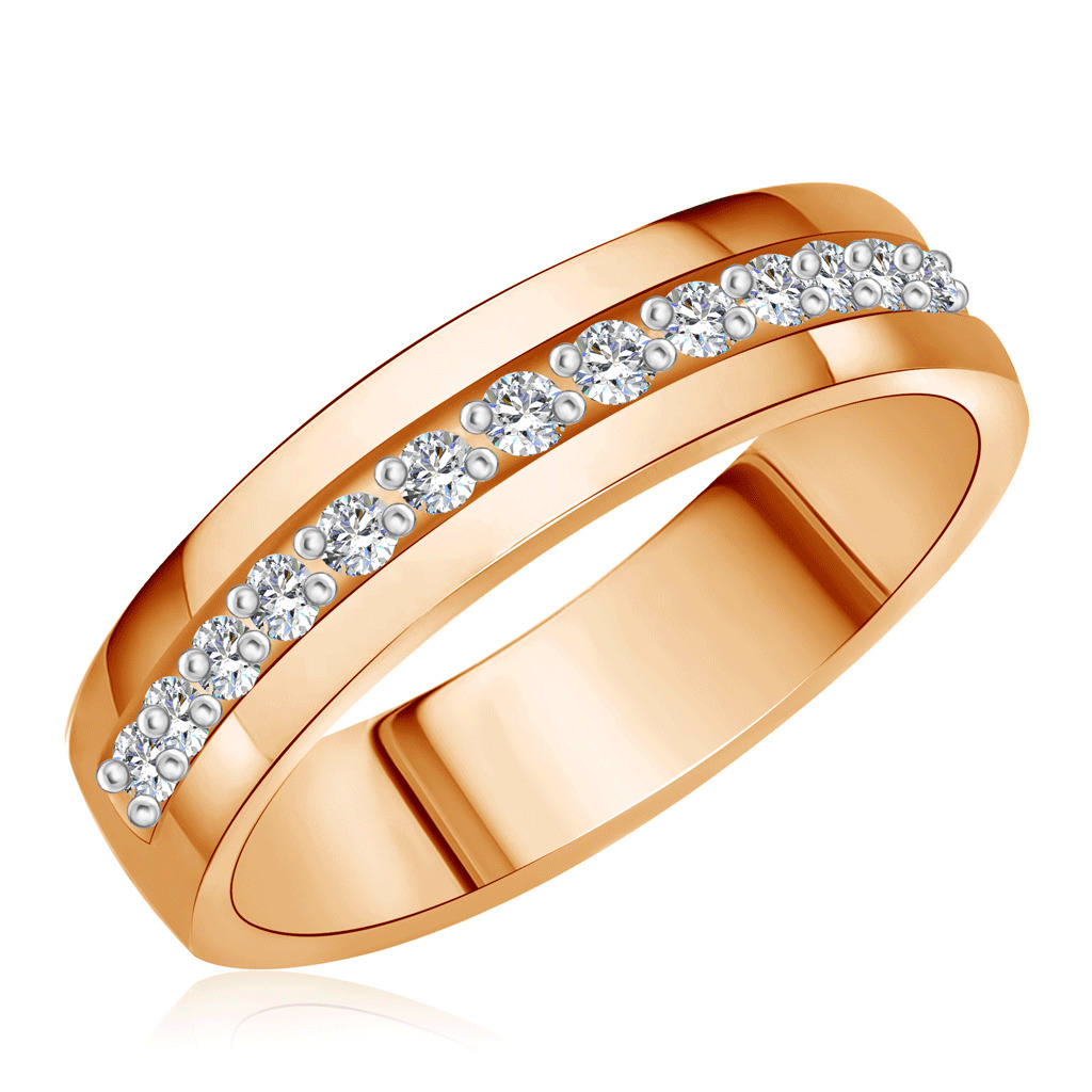 Обручальные кольца с бриллиантами золото 585