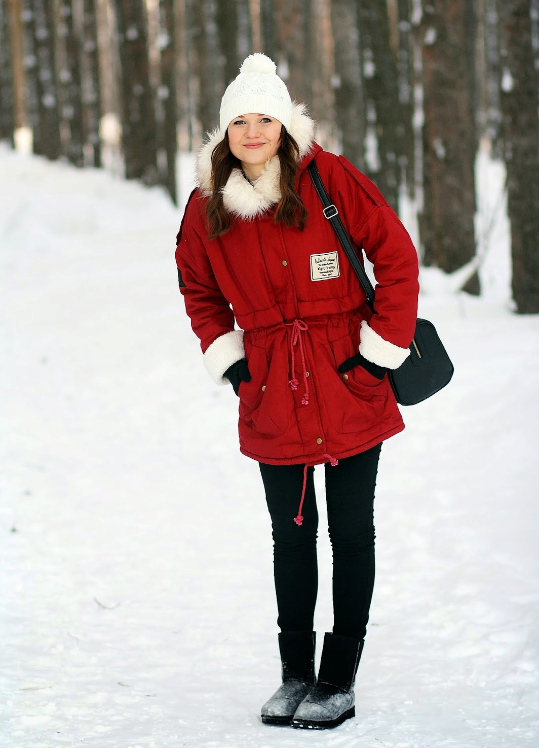 Девушка в зимней одежде