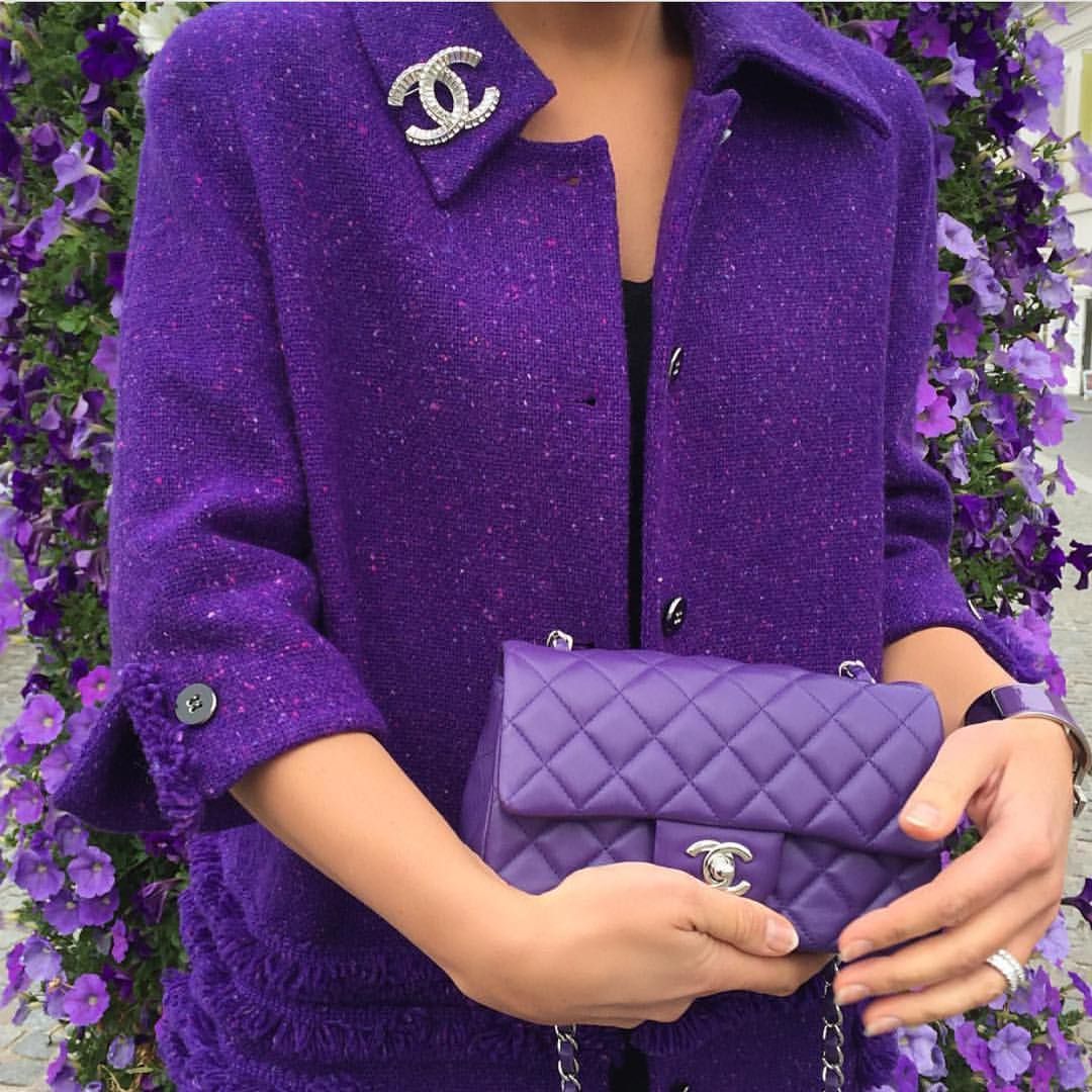 Сумка Chanel Purple Bag 2021