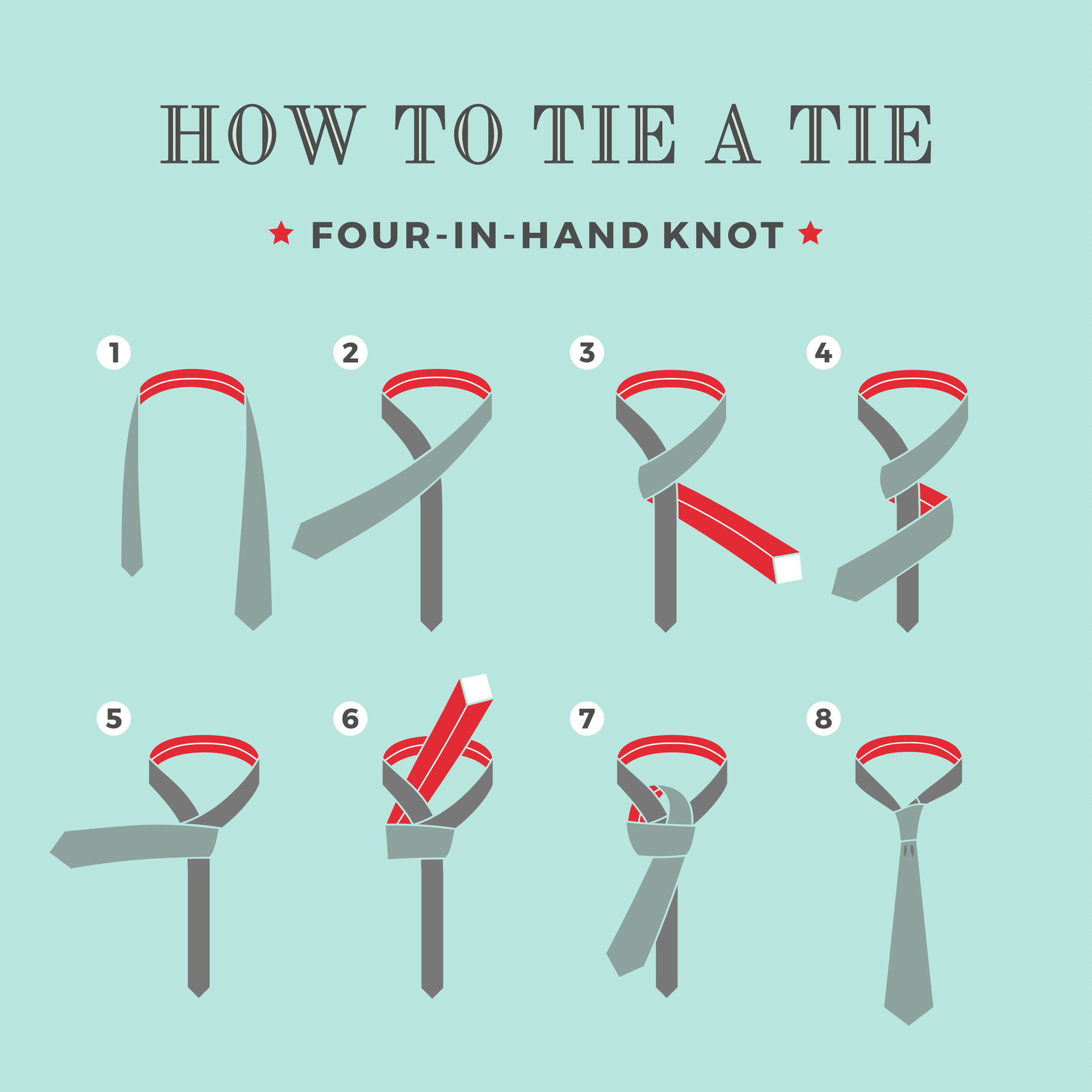 Классическая завязка галстука