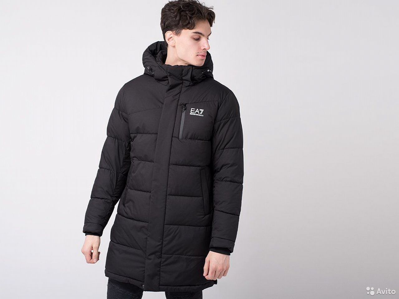 Emporio Armani куртка мужская зимняя длинная 9920