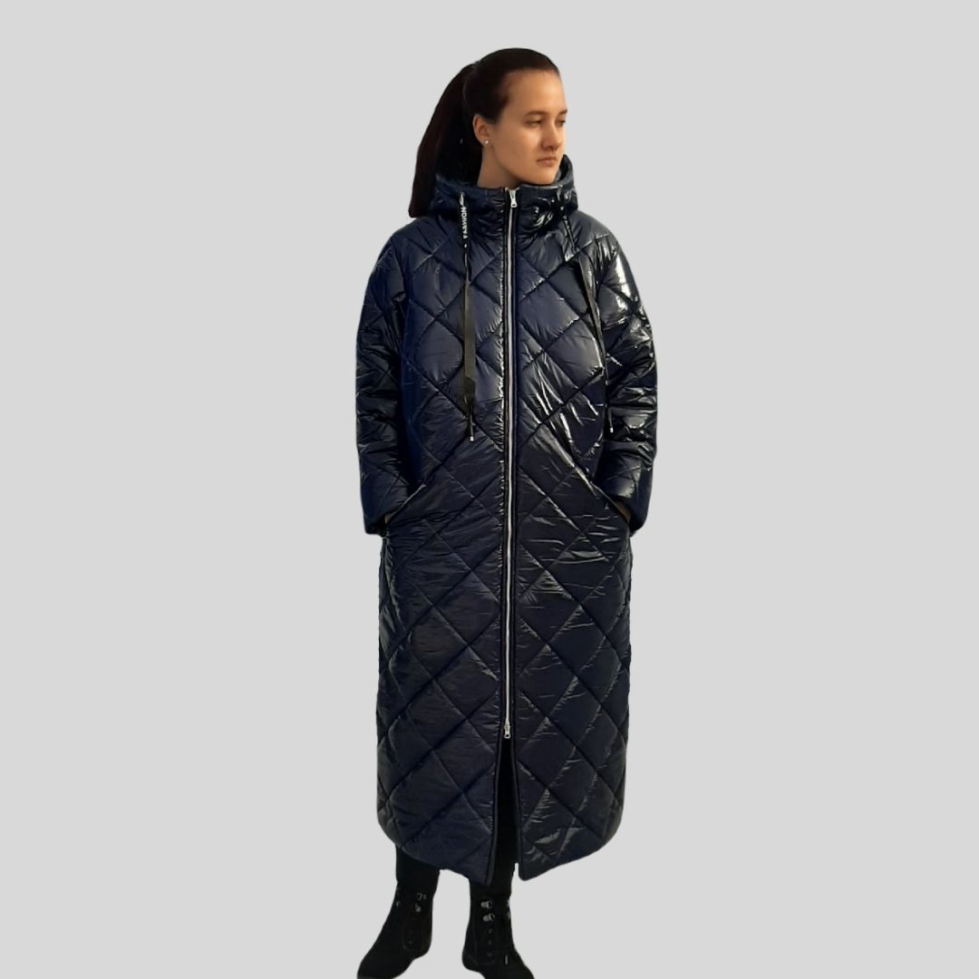 298 Пальто стеганое Oversize Zara