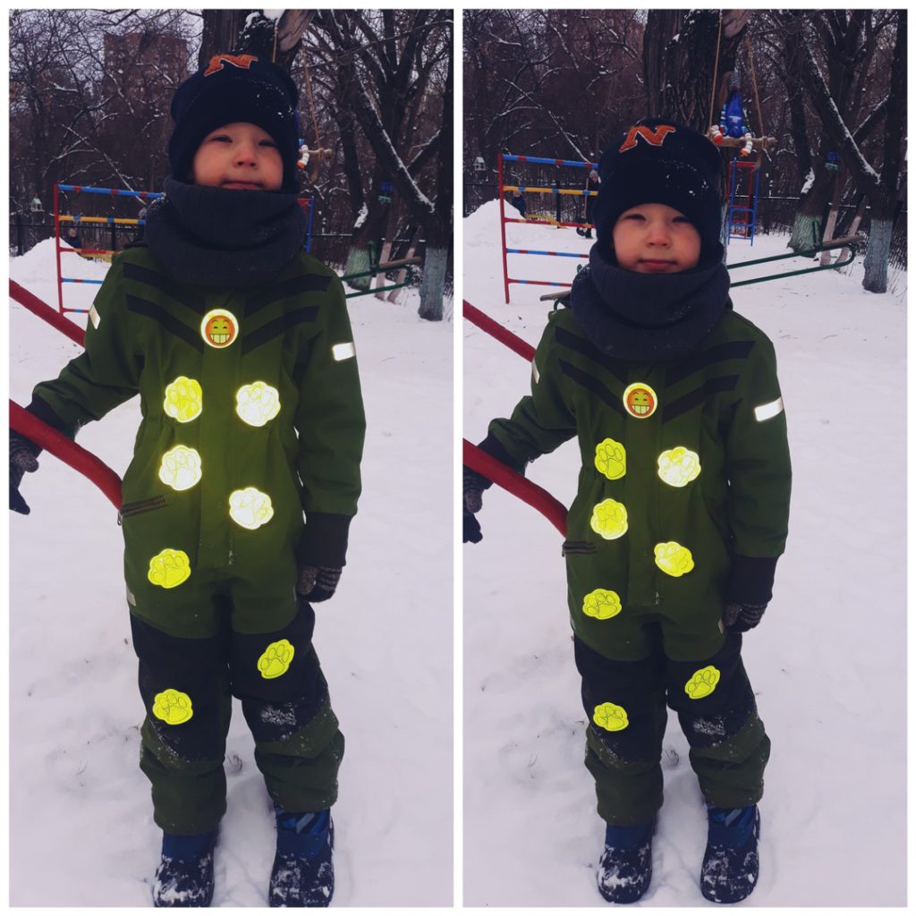 Детская одежда со светоотражающими элементами