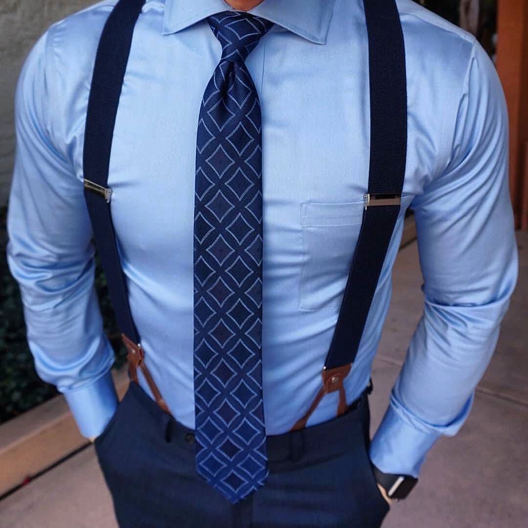 Подтяжки с галстуком