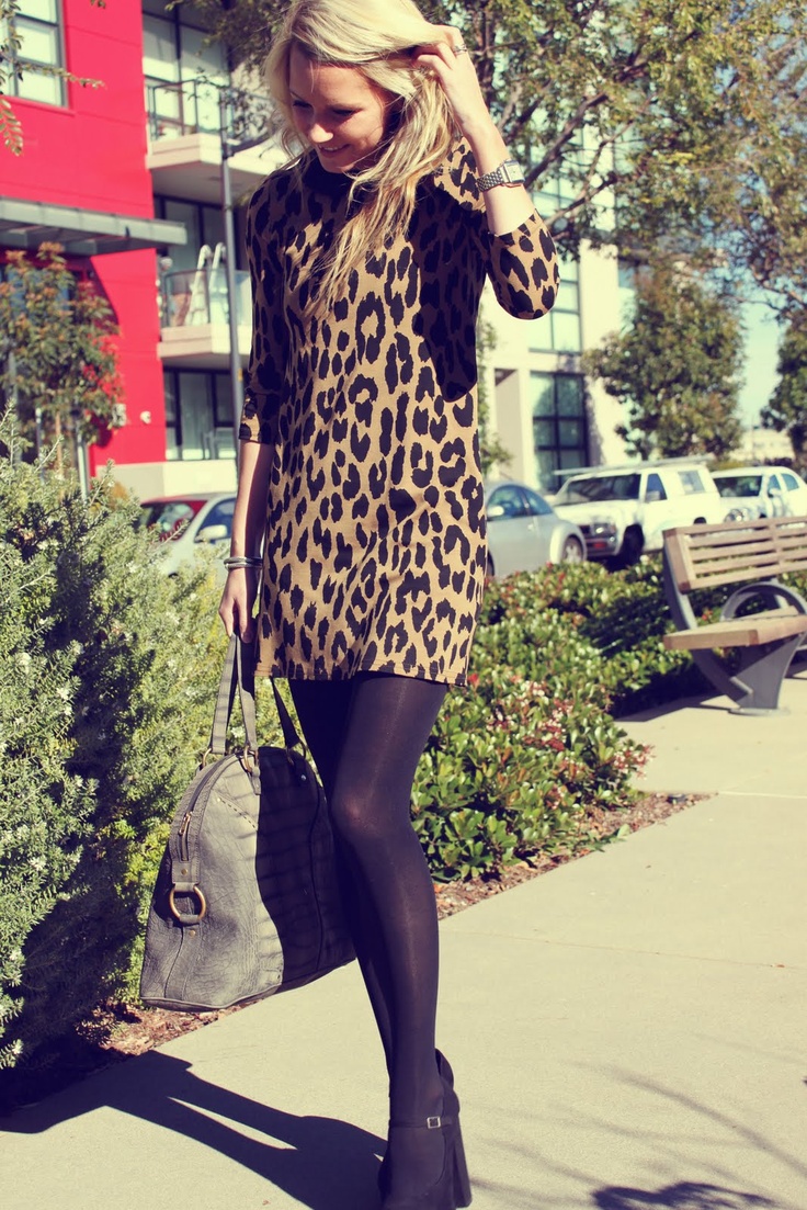 Платье Бифри леопард